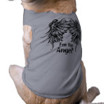 I'm No Angel! Winged Dog t-shirt