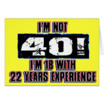 Im not 40! I'm 18