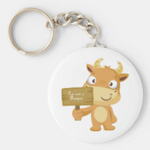 I'm not a burger key chain