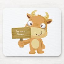 I'm not a burger mouse pads