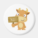 I'm not a burger refrigerator magnets
