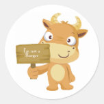 I'm not a burger stickers