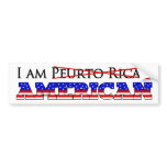 I'm Not A Puerto Rican American - I'm an American Bumper Sticker