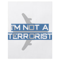 I'm not a terrorist custom flyer