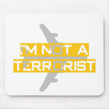 I'm not a terrorist mouse pads