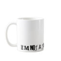 i'm not a throw away cup mugs