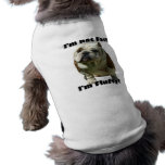 I'm not fat Bulldog dog shirt