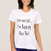 I'm Not Fifty 50th Birthday Gifts Tee Shirts