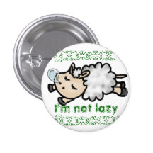 I'm not lazy badges avec agrafe