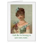 I'm Not Listening Greeting Card