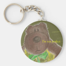 I'm not perfect Keychain
