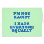 I'm Not Racist Cards