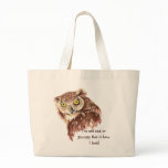 I'm not sad or grumpy this is how I look Owl Bag