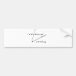 Im not smoking Im vaping Bumper Stickers