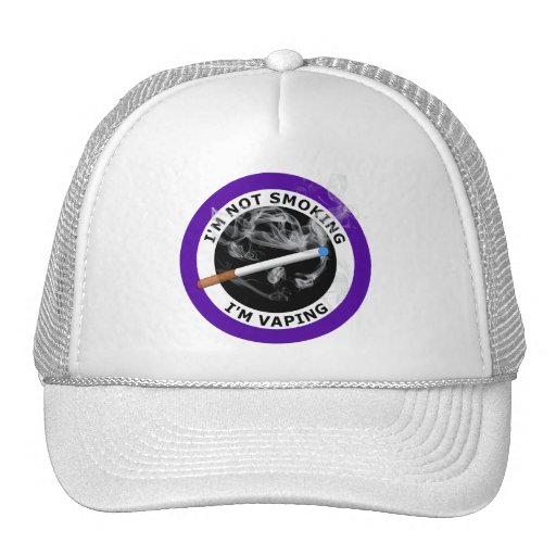 I'M NOT SMOKING I'M VAPING MESH HAT