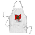 I'm Nuts About Ohio, Funny Red Buckeye Nut aprons