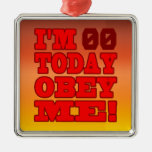 I'm - Obey Me! Funny Customize Birthday Template Christmas Ornament