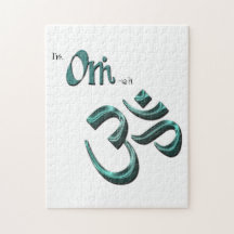 I'm Om-ish Om Symbol Aum Jigsaw Puzzle