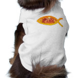 I'm on FIRE for Christ - Christian Fish Symbol Dog T-shirt