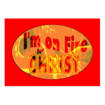 I'm on fire for CHRIST Tract Cards / Business Cards