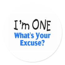 I'm ONE Whats Your Excuse (blue)