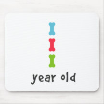 I'm One Year Old Mouse Pads