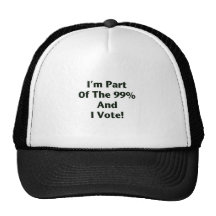 I'm Part Of The 99% and I Vote! Mesh Hats