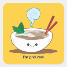 I'm Pho Real Sticker