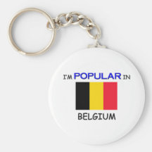 I'm Popular In BELGIUM Key Chain
