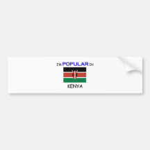 I'm Popular In KENYA Bumper Sticker