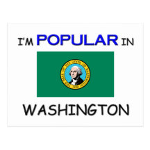 I'm Popular In WASHINGTON Postcards
