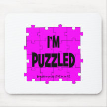 I'M PUZZLED - LOVE TO BE ME MOUSE PADS