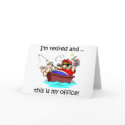 I'm retired and this is my office! cards