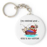 I'm retired and this is my office! keychains