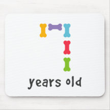 I'm Seven Years Old Mousepads