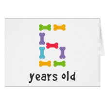 I'm Six Years Old Cards