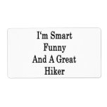 I'm Smart Funny And A Great Hiker Labels