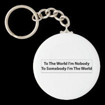 I'm Somebody keychains