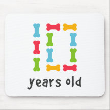 I'm Ten Years Old Mouse Pads