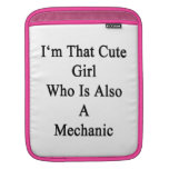 I'm That Cute Girl Who Is Also A Mechanic Sleeves For iPads