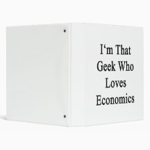 I'm That Geek Who Loves Economics Vinyl Binders