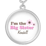 I'm The Big Sister Mod Flowers Personalized Custom Jewelry