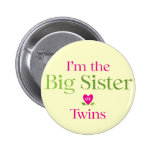 I'm the Big Sister to be Pinback Button