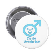 I'm The Birthday Boy! Pins