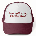 I'm the boss! hats