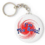 I'm The Boss Key Chain