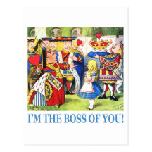 I'm The Boss of You! Postcard