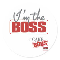 I'm The Boss Sticker