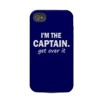 I'M THE CAPTAIN. GET OVER IT - IPHONE 4 TOUGH CASE