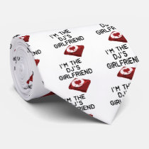 I'm The DJ's Girlfriend Neck Tie